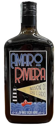 AMARO RIVIERA Infusione di erbe e radici da antica ricetta rurale 25% Vol 70 cl