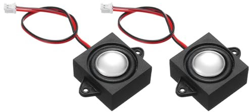 sourcing map 2Pcs Speaker 3 Watt 8 Ohm Micro Speaker with JST-PH2.0 Interface for Small Electronic Projects Advertising Machines LCD TV Monitors