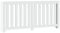 vidaXL Cache-radiateur blanc 175x20x82 cm bois d'ingénierie, bouchon de radiateur, cache-radiateur haut, radiateur à profil réduit
