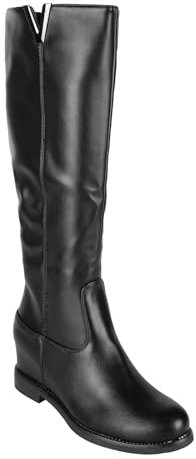 Stivali Donna con Cerniera e Zeppa Interna - Taglia 40