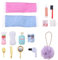 Badezimmer Puppenhaus Zubehör Spielset Puppenhaus Möbel Sets 1:12 Miniatur Badezimmer Eitelkeit Zubehör Puppenhaus Zubehör Puppenhaus Waschtisch Haartrockner Kamm Zahnbürste Puppenzubehör