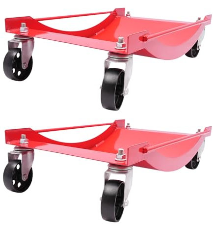 Patinete de maniobra, 2 unidades de ayuda para maniobrar con capacidad de carga de 2000 libras, elevador de maniobras para remolque de coche