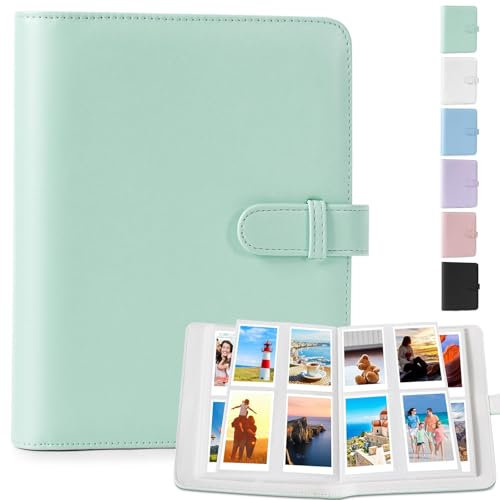 DUNSOO 256 Pockets Instax Mini Album, Polaroid Photo Album, 2 x 3 Inch Photo Fujifilm Mini 12 11 99 40 Film, for Polaroid Snap/PIC-300/SocialMatic Instant & Zip Printers