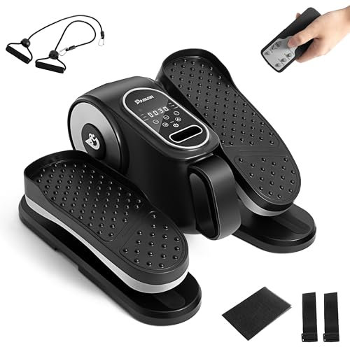 Ellipsentrainer unter dem Schreibtisch, elektrischer Ellipsen-Beintrainer mit Fernbedienung, 12 Geschwindigkeitsstufen für die ganze Familie, Vorwärts- und Rückwärtsrichtung, Auto- und manueller Modus