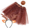 UPKOCH 1satz Reh-kostüm Mit Geweih-stirnband Rock Und Süßes Tier-kostüm-accessoire Für Party Cosplay Und Halloween Leicht Und Bequem Lebendige Farben Langlebig Und Sicher