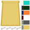 Toldo Vela Rectangular 1.5 x 2.6 m Protección Rayos UV Impermeable Vela de Sombra Resistente Al Agua Viento para Terraza Balcon Exteriores Jardín, Amarillo Arena