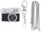 Topiky Vintage Kamera mit Schlüsselbund, Videokamera Compact 1080p FHD 2MP Fotos Portable Cam mit LED Fülllicht, für Tägliche Fotoaufnahme (Black)