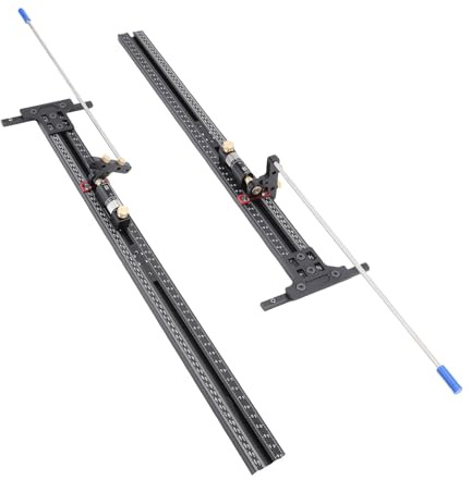 Ausla Gérothes à Mitre de Scie à Table, Guides Parallèles de Scie sur Piste Adaptés au Support de Rail Fixe en Alliage en Aluminium