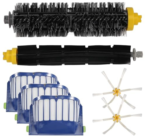 Sirxlevcy Centre Roller Side Brush Hepa Filter for 600 Series 605 606 616 620 650 655 660 676 Robot Vacuum Cleaner