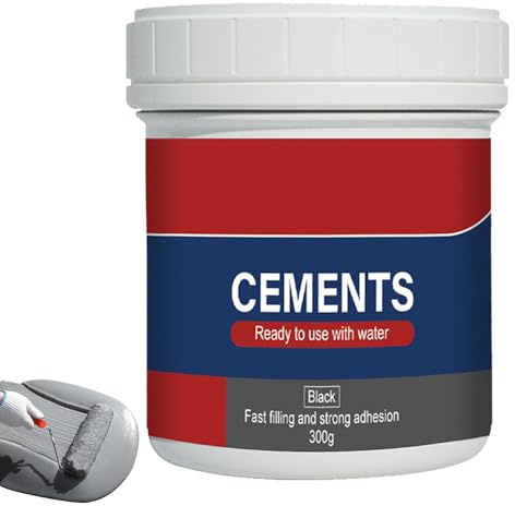 Cemento Reparación de Hormigón - Masa Selladora Grieta, Secado Rápido, Impermeable, Mortero Versátil | Con Fórmula Para Terrazas Aceras Suelo Exterior Interior