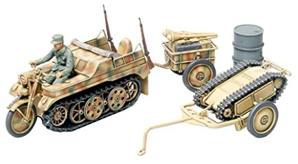 TAMIYA 300032502-1:48 WWII German Chain Wheel with Goliath