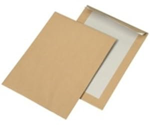 Versandtaschen mit Papprückwand, 90 g/qm, 162x229mm, C5, ohne Fenster, 250 Stück