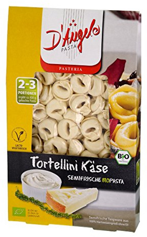 D'Angelo Pasta Tortellini mit Käse (250 g) - Bio