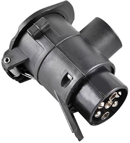 Adapter für Anhängerkupplung 7-polig auf 13-polig