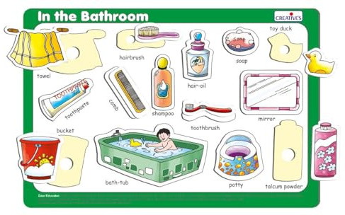 Creative Educational Early Years in The Bathroom Play and Learn