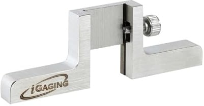 iGaging Caliper Depth Base T-Bar Attachment for Dial/Digital/Vernier Calipers 4, 6, 8, 12 by iGaging