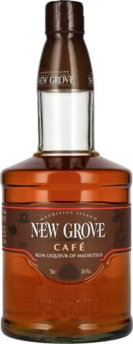 NEW GROVE - Liqueur de café - Liqueurs de Rhum - 26% Alcool - Origine : Ile Maurice - Bouteille 70 cl