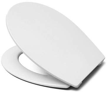HARO OCEAN Objekt-WC-Sitz mit Deckel, Edelstahl-Scharniere B0302Y mit Fastfixmutter, weiss