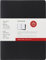 Moleskine Subject Cahier Journal Set di 2 Quaderni per Appunti, Copertina in Cartoncino, Layout Accademico, Formato XXL 21.6 x 27.9 cm, Nero/Rosso Mirtillo, 160 Pagine
