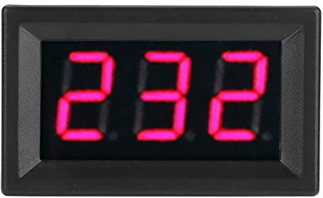 Walfront LED Anzeige Digital Voltmeter Spannungsmesser 70-380V AC, 3-stelliges LED-Display, AC 70-380 V Digitaler Voltmeter, Volt-Panel-Messgerät, Spannungsmessgerät, Wechselstrom-Spannungsmessgerät