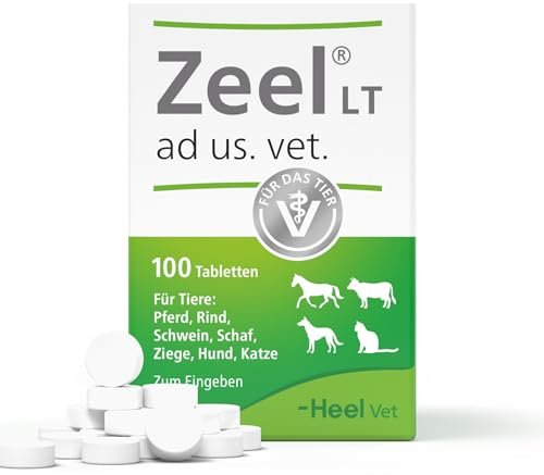 Zeel LT ad us. vet. 100 Tabletten, Natürliches Tierarzneimittel | Unterstützung für langfristige Beweglichkeit, für u.a. Hunde, Katzen und Pferde, Made in Germany