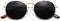 SOJOS Mode Rund Polarisiert Damen Herren Sonnenbrille Mirrored Lenses Unisex Sunglasses SJ1014 (C14 Demi Rahmen/Graue Linse)