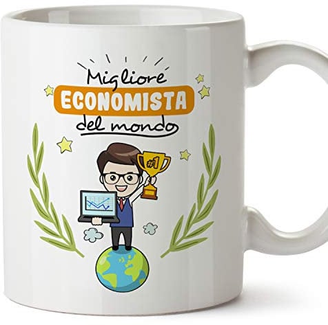 MUGFFINS Tazza Economista (Migliore del Mondo) - Idee Regali Originali Economia
