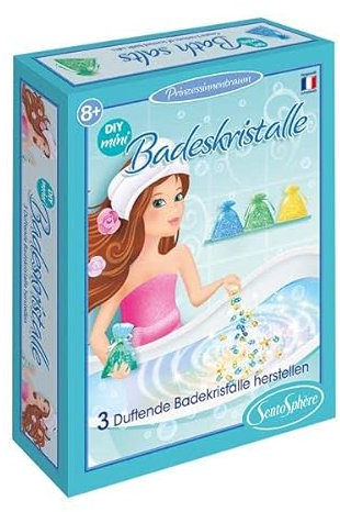 Sentosphere Bastelset für Kinder, Mini-Set Badesalze, Kreativset, DIY