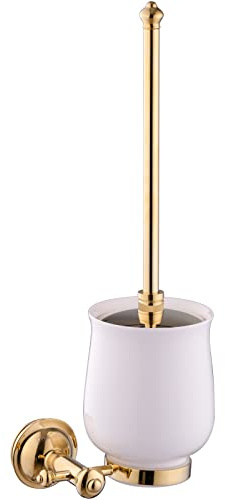 PaulGurkes WC-Bürste Gold Nostalgie Retro Antik Bad-Accessoires