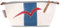Etui Mäppchen Federmappe Stifte Navigator Weiss Blau, Möwe