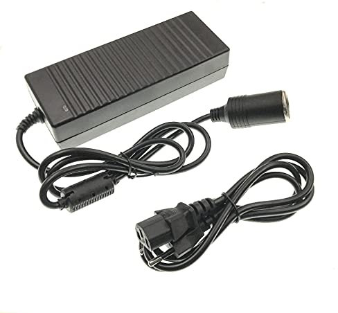 JZK Convertidor de cargador de coche de 12 V 10 A 120 W CC, convertidor de voltaje de encendedor de cigarrillos de coche de 240 V a CC 12 V, convertidor de voltaje de fuente de alimentación de coche