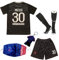 DMDMK Paris Messi #30 2021/2022 Third Trikot Shorts und Socken Kinder und Jugend Größe (Third, 18 (3-4 Jahre))