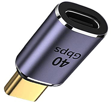 NFHK 40Gbps USB4 Type C Male to Female Straight Connector 100W Power Data 8K Video Adapter for Laptop Phone