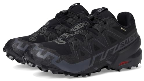 Salomon Women's Speedcross 6 Sneaker, Black/Black/Phantom, 6.5 UK