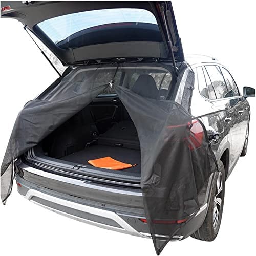 Auto Heckklappe Moskitonetz Mückennetz Lüftungshaube Auto Sonnenschutz Heckscheibe für Outdoor Camping Angeln
