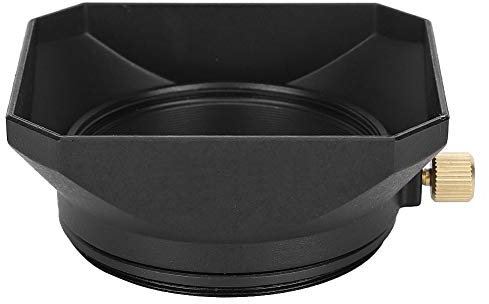 Parasol Cuadrado Portátil, Accesorio de Sombra para Videocámara DV Tapa de Cubierta de Metal Filtro de Cámara de Video Digital (52MM)