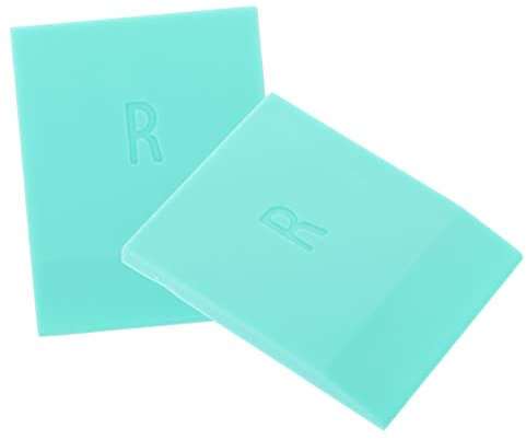 EXCEART 2pcs Screen Printing Squeegee Mini Silicone squeegees Scraper for Screen Printing Screen Printing Accessory Screen Print Scraper Screen Stencil Squeegee Cake Tools Ink Rubber