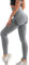 Lishang Leggings Damen High Waist Blickdicht Leggins Sport Scrunch Butt Leggings Push Up Booty Sporthose Seamless für Gym Yoga Fitness Sportleggings