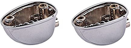 lerwliop 2er Pack Bassdrum Lugs Metall Single End Ersatzteile Anpassung Professionelle Anschlüsse Set Percussion Instrument