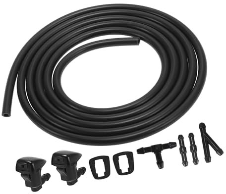 A ABSOPRO Frontscheibenwaschdüsen-Kit 2,2 Meter Windschlauch mit 4 Anschlüssen für Jeep Grand Cherokee WK2