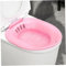 BAGNO Sitz per toilette, bagno sitz portatile per emorroidi, bagno in sitz postpartum, bagni di sitz, sedile del gabinetto bidet per ferite postpartum, emorroidi, cura perineale (rosa)