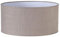 Pantalla cilíndrica gris de lino 60x60x30 cm, ideal para iluminación decorativa y ambientación en espacios modernos.