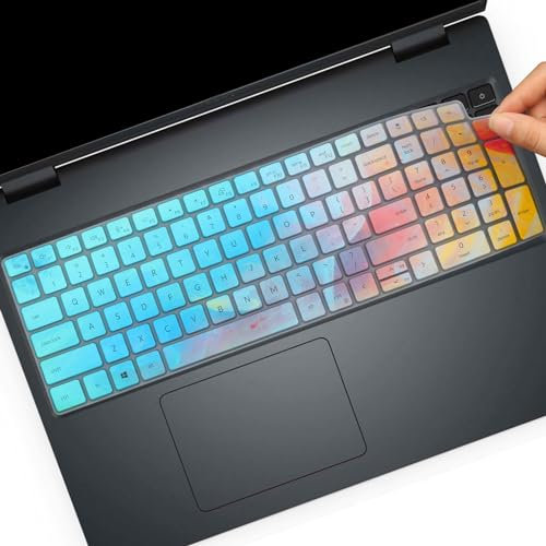 Tastaturabdeckung für Dell Precision 16 7670 7680 & Precision 7770 7780 16 17,3 Zoll Laptop, Dell Precision 7000 Laptop-Zubehör, schützende Tastaturabdeckung, hautfarben