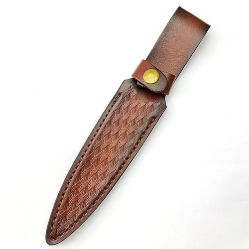 YHZNAGEM Leather Fixed Blade Messer Scheide, Leder Messerscheide für die Jagd, Freizeit,Küche Lederscheide,Messerscheide,Leder Messerholster Fixed Blade Messer Scheide Jagdmesser Leder
