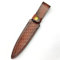 YHZNAGEM Leather Fixed Blade Messer Scheide, Leder Messerscheide für die Jagd, Freizeit,Küche Lederscheide,Messerscheide,Leder Messerholster Fixed Blade Messer Scheide Jagdmesser Leder