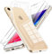 Viojrlra Chiaro Cover per iPhone SE 2022/ SE 2020 e iPhone 8/7 con 2 Pezzi Pellicola Vetro Temperato, Anti Ingiallimento Antiurto, Silicone TPU Protettiva Case per iPhone SE 3/2, Trasparente