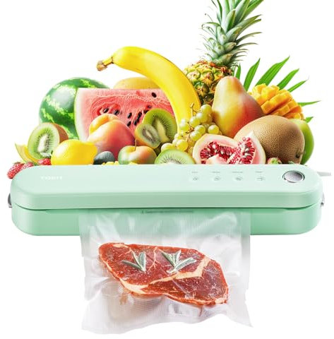 TOKIT Envasadora al Vacío 5 en 1, Domesticas Máquina Envasadora al Vacio Alimentos Automático de Un Toque, Compacta Maquina al Vacio de Rápida Incluye 5 Bolsas