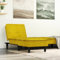 Xichuzi Chaiselongue Gelb Samt, Relaxliege Wohnzimmer, Relaxsessel, Lesesessel, Ruhesessel, Bettsofa 352848