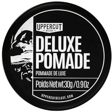 Uppercut Deluxe, Deluxe Pomade Midi, High Shine and Strong Hold for Men, Starker Halt und hoher Glanz Pomade Herren, Pomade Wasserbasiert zur Klassischer Looks, 30g