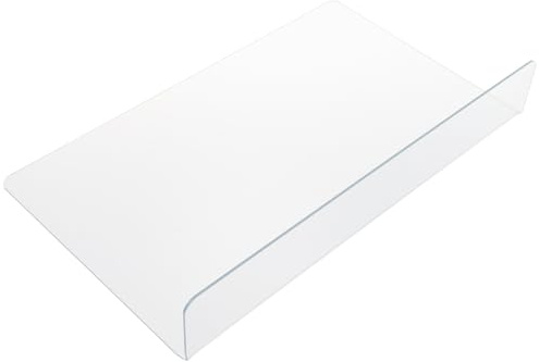 BESPORTBLE Paraspruzzi Vasca da Bagno Trasparente Protezione Angolare Antispruzzo Accessorio Bagno Versatile per Cucina e Bagno Design Elegante e Resistente